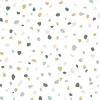 Walls4You papier peint imitation terrazzo multicolore sur blanc - 53 cm x 10.05 m - 935313